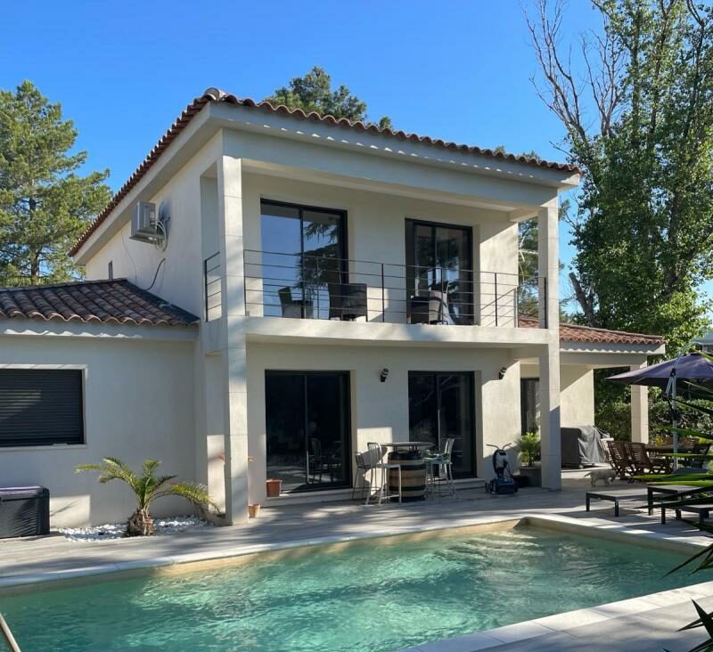 Fin du chantier de construction de maison individuelle - Villeneuve les Avignon